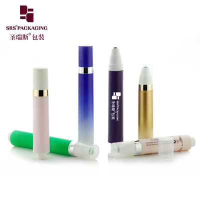 AY 10ML 15ML PP PCR Recycled Material Double-Wall Airless Roll On Eye Cream Bottle Customization Applicator