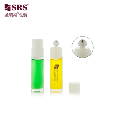 BLPB 15ml Clear Wholesale Customization Mold Glass Roll On Bottle With Switch Roller Steel Ball Bottles For Perfume