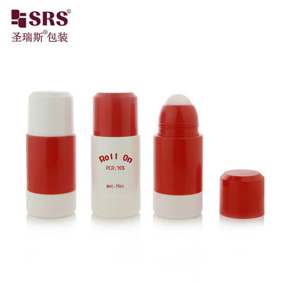RPPE 50ml 75ml RPPE Replaceable Plastic Rollerball Containers Ideal for Daily Deodorant Gel & Body Serum Use