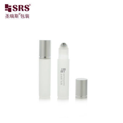 RPA-10ML Round Empty PP Recycled Injection Color Roller Steel Ball Massge Hair essence Bottle