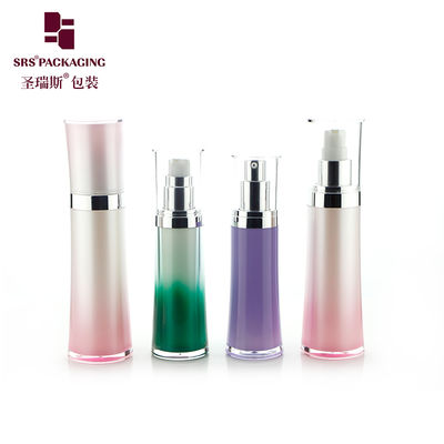 L094 SRS acrylic skin care cream cosmetic empty packaging with pump luxury plastic packaging