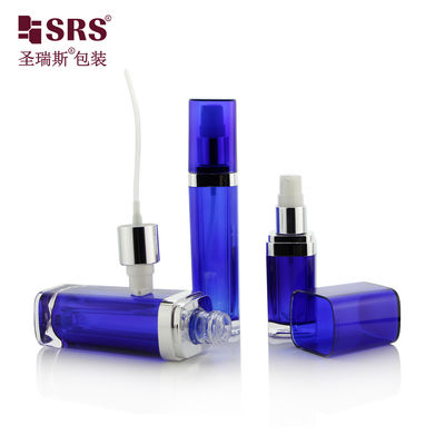 L051 SRS China Manufacture Acrylic Cosmetic 15ml 30ml 60ml 120ml Plastic Lotion Bottle with lid