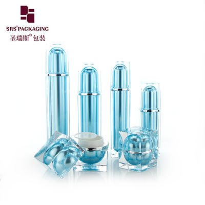 Shengruisi packaging L059-30ml 50ml square empty acrylic lotion bottlefor cosmetic