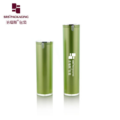 L024 30ml 50ml Round acrylic packaging bottle lotion pump