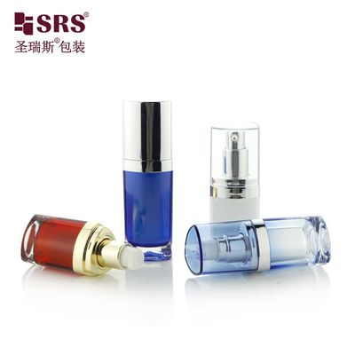 L080 Shengruisi Custom Color Triangle 15ml 30ml 50ml Plastic Acrylic Lotion Skincare Packaging