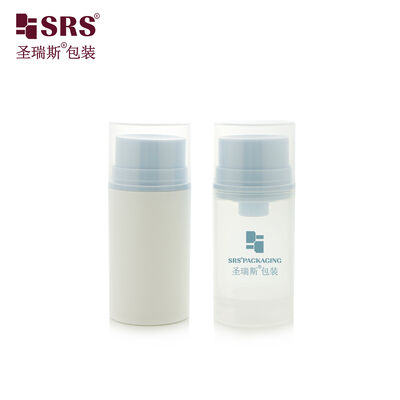 PA608 Cute Fat Round PP PCR Recycled Material Airless Pump Lotion Bottle Skincare Gel Bottles