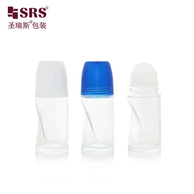 BLPG-B 50ml Empty Pain Relief Gel Roll On Deodorant Bottle Glass Packaging Customization Bottles