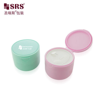 SRSOB New Arrival Custom Color Logo Printing PP jar With Flip Cap Spoon For Facial Mask