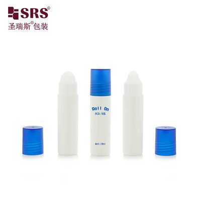 RPPF 18ML Thick Wall PP Injection Custom Color Plastic Roller Ball Bottle For Antiperspirant Gel Applicator
