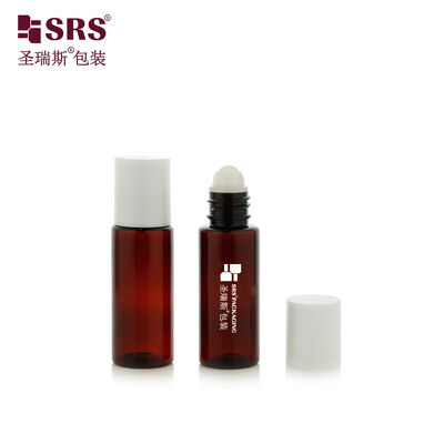 PET 20ml Injection Custom Hair Oil Nail Care Oil Serum Roller Ball Bottle Wholesale Customization