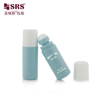 RPPC 75ML 2.5 oz Plastic PP PCR Injection Blowing Roller Ball Bottle For Antiperspirant Gel