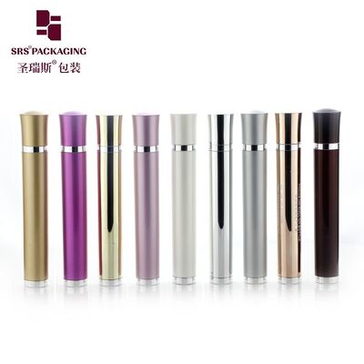 DR004 10ML Luxury Double Wall Metalic Painting Custom Color Vibrating Roller Bottle Massage
