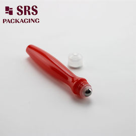 PETG plastic roll on metal ball bottle serum lotion 15ml cosmetic empty plastic tubes