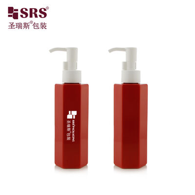 PET 150ML Customized Color Packaging Empty Lotion Pump Bottle For Cosmetic Facial Cream