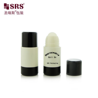 RPPE 50ML Injection Color Customization Replaceable Roll On Deodorant Gel Bottle