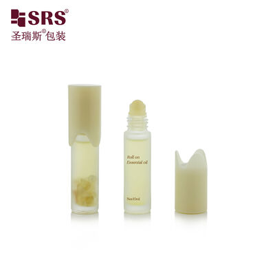 BLPY 10ML New Arrival Glass Roll On Bottle With Unique Shape Cap For Essential Oil