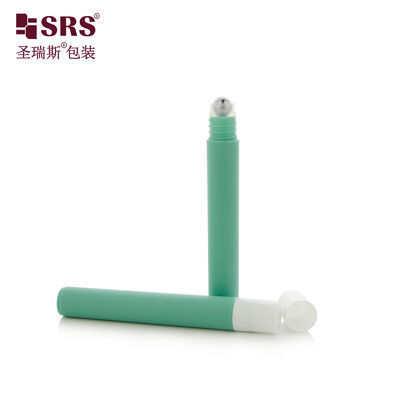Eco‑friendly PCR PP Plastic Roll On Bottle 10ml Empty Roller Bottle for Eye Serum Cosmetic Packaging