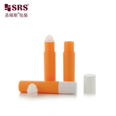 10 ML Cosmetic Plastic Roller Ball Bottle, Refillable Roll‑on Container For Aromatherapy Oil