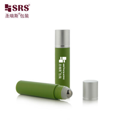 Wholesale 30ml Refillable Plastic Roll‑on Bottle Steel Ball Aluminum Cap For Perfume Deodorant Oil