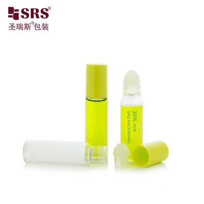 10ml PET Roll On Bottle Empty Plastic Roller Container for Essential Oil Eye Serum Skin Care Liquid