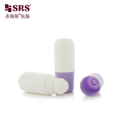 Reusable PP/PCR Plastic Roller Bottle Multiple Cap Options for Deodorant Lotion Personal Care Liquid