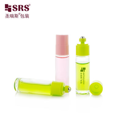 15Ml Glass Roll On Bottle With On Off Switch For Essential Oil And Perfume Packaging