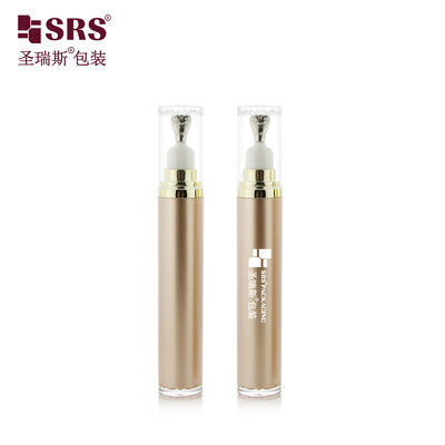 Double‑Wall Acrylic Glittering Dot Bottle 15ml/20ml With Alloy Roller Head Eye Care Serum Packaging