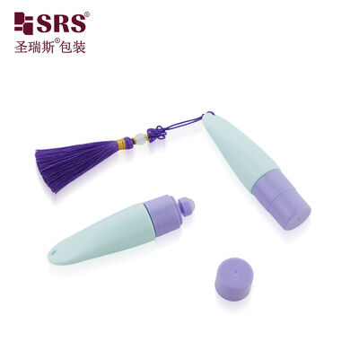KG2-20ML Empty Custom Color HDPE Bottle With Rope Switch Roller Head No Leakage