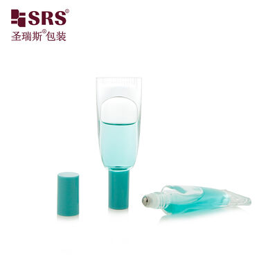 Empty 10ml Tube Shape Glass Roll-on Bottle Cosmetic Roller Packaging