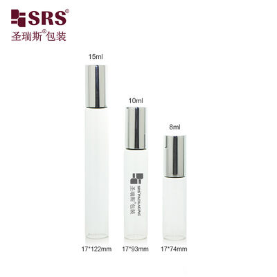10ml 17mm Tubular Glass Roll‑On Bottle Cosmetic Essential Oil Roller Vial