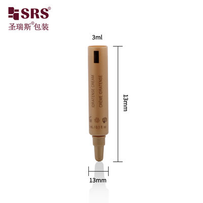 13mm Empty PE Squeeze Tube, Long Tip Cosmetic Packaging Tube