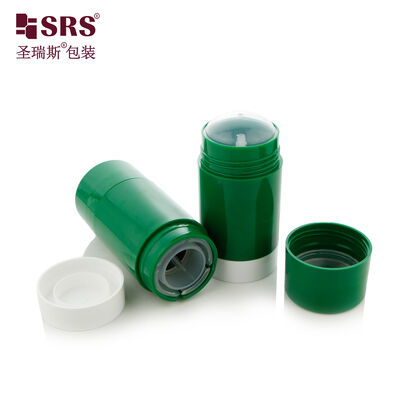 D048 PP Twist Up Deodorant Solid Perfume Stick Container 15ml-90ml Custom Color