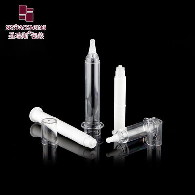 SRS Airless Syringe Bottle U Shape Grip Design Empty Essence Container for Beauty Serum