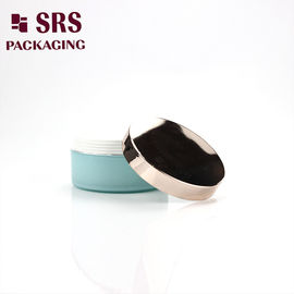 blue jar with metalized lid plastic empty big size hand cream packaging