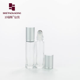 10ML 1/3 oz glass clear thick wall empty roller bottles essential oil