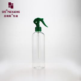 quick shipment transparent plastic empty sprayer with green pump 250ml pet bottle