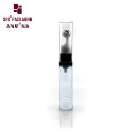 semi-transparent blue injection roller ball airless pump bottle 5ml