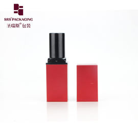 red pretty stock luxury 3.5g cosmetic empty lipstick tube packaging