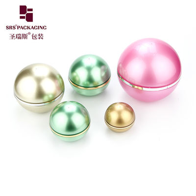 ball shape customized color acrylic empty skin care cream jar 5g