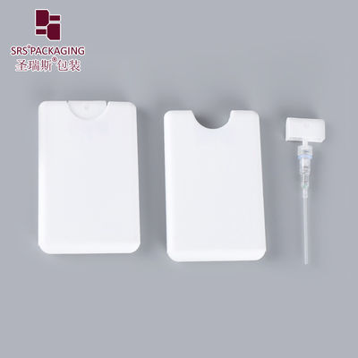 20ml Factory manufacturing empty plastic card clear wholesale spray pump bottle