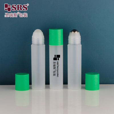 Empty Cosmetic 1 oz Massage Serum Liquid PP PCR Plastic Roll On Bottle 30ml