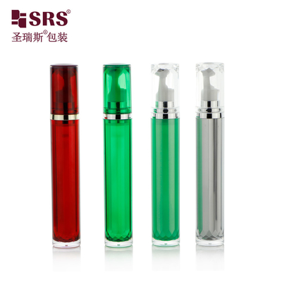 Luxury Acrylic Empty Plastic Roller Steel Ball Eye Serum Wholesale 15ml Bottle