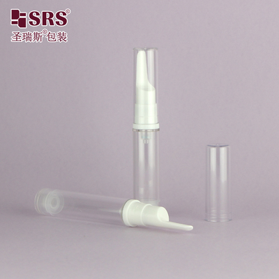 5ml 10ml 12ml 15ml Empty Transparent Eye Serum Plastic Bottle Airless