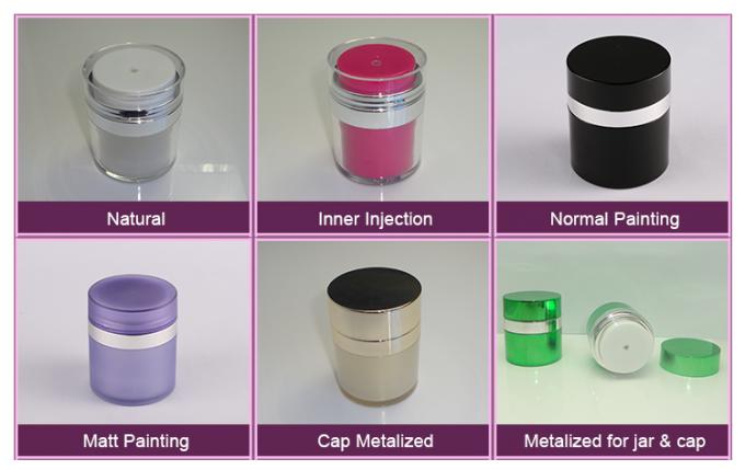 15g 80g Matte Finished Empty Plastic Cream Container Custom Pink Color ...