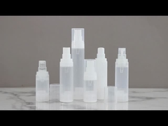 A0216 Glossy Matte PP Airless Bottle With Lotion and Spray Pump