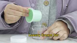 J101 50g 100g 240g Luxury Empty Facial Cream Jar Container Cosmetic Packaging Replaceable